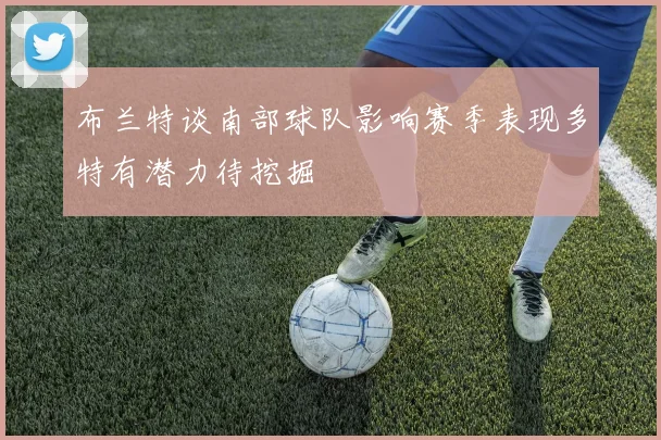 布兰特谈南部球队影响赛季表现多特有潜力待挖掘